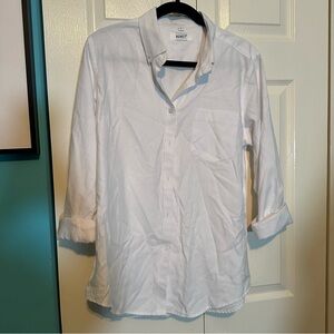 MGWDT Women's Crisp White Casual‎ Shirt Large